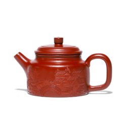 Ấm Trà Tử Sa Đại Hồng Bào Dáng Đức Trung DT004 dung tích 120ml