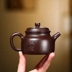 Ấm Trà Tử Sa Tử Nê Dáng Đức Trung DT006 Cao Cấp