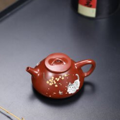 Ấm tử sa tử nê Nghi Hưng dáng Thạch Biều TB004 thiết kế hài hòa