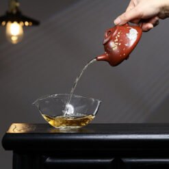 Ấm tử sa tử nê Nghi Hưng dáng Thạch Biều TB004 phần vòi ngắt nước tốt