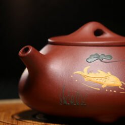 Ấm tử sa tử nê nguyên khoáng dáng Thạch Biều TB005 phần vòi ấm