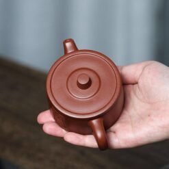 Ấm Trà Tử Sa Đại Hồng Bào Dáng Hán Ngõa nắp ấm có phần lỗ thoát khí