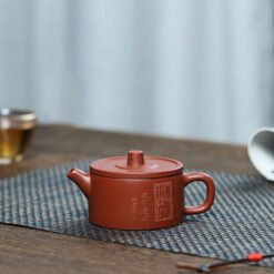 Ấm Trà Tử Sa Đại Hồng Bào Dáng Hán Ngõa nắp ấm vừa vặn