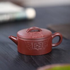 Ấm Trà Tử Sa Tử Nê Dáng Hán Ngõa HN003 thiết kế chữ trên ấm