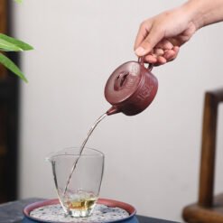 Ấm Trà Tử Sa Tử Nê Dáng Hán Ngõa HN003 dòng nước chảy mạnh