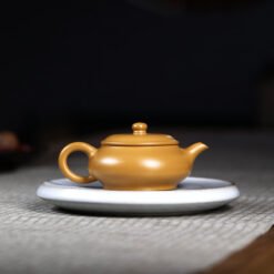 Ấm Tử Sa đoạn nê - Màu vàng tinh khiết