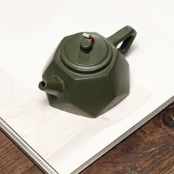 Ấm Tử Sa Lục Nê Dân Quốc Dáng Lục Phương cao cấp LP003 chuẩn dáng lục phương