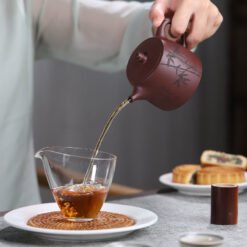 Ấm Tử Sa Tử Nê Dáng Hán Đạc HD007 dòng chảy nước mạnh