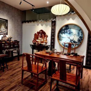 Bộ bàn ghế trà đạo và 4 điểm lưu ý tạo không gian thưởng trà tinh tế