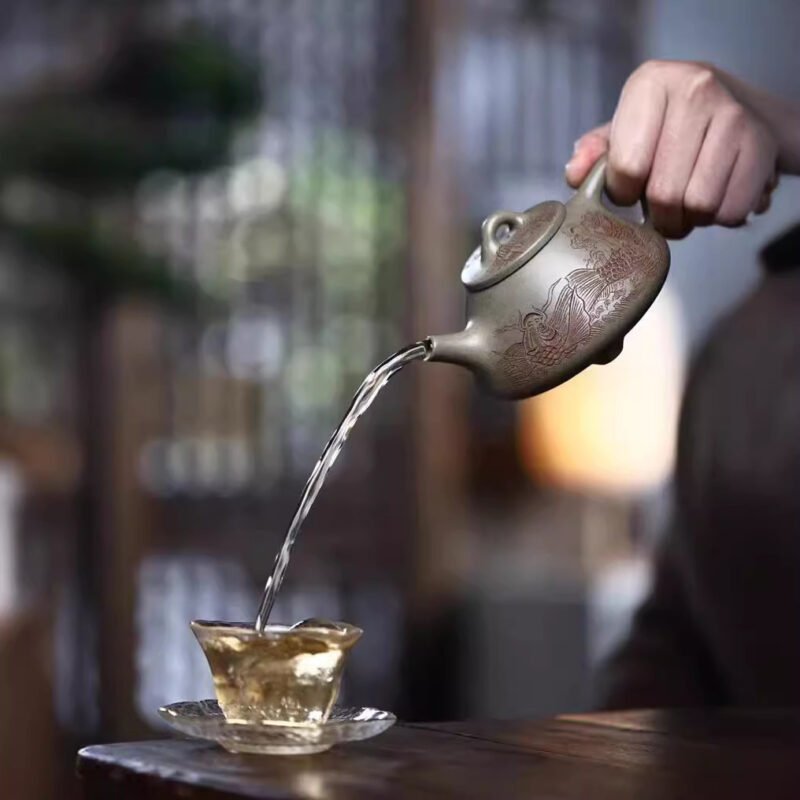 Ấm tử Thạch Biều đoạn nê nguyên khoáng TB022 dung tích 280ml