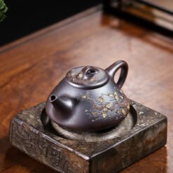 Ấm tử Thạch Biều hắc nê nguyên khoáng TB016 dung tích 220ml