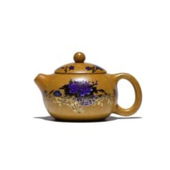 Ấm Tử Sa Đoạn Nê Thiên Hoa Mẫu Đơn TT020 Dáng Tây Thi