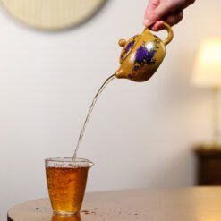 Ấm Tử Sa Đoạn Nê Thiên Hoa Mẫu Đơn TT020 Dáng Tây Thi