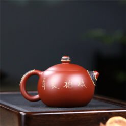 Ấm tử sa Đại Hồng Bào hình Trái Đào dáng Tây Thi TT017