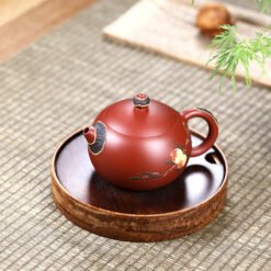 Ấm tử sa Đại Hồng Bào hình Trái Đào dáng Tây Thi TT017