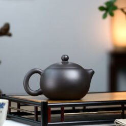 Ấm tử sa Hắc Tử Nê hoa Mai vàng dáng Tây Thi TT019