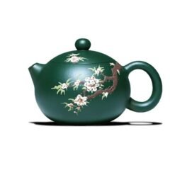 Ấm Tử Sa Lục Nê dáng Tây Thi họa tiết hoa mận TT006