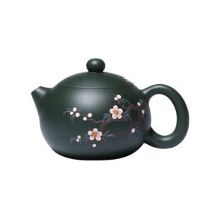 Ấm tử sa Lục Nê hoa mận trắng dáng Tây Thi TT014