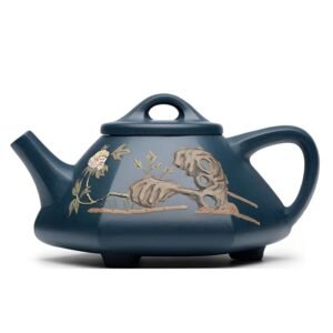 Ấm Tử Sa Lục Nê Dáng Lục Phương cao cấp LP005 dung tích 220ml