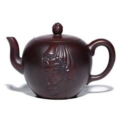 Ấm tử sa Mỹ Nhân Kiên Mặt Phật MNK006 dung tích 240ml cao cấp