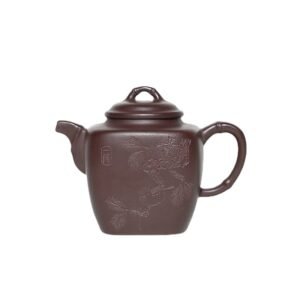 Ấm Tử Sa Cao Tứ Phương Hồ Tử Nê PH009 dung tích 300ml