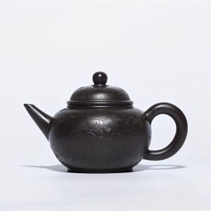 Ấm Tử Sa Nghi Hưng Hắc Nê Thủy Bình Văn Long TB008 dung tích 250 ml